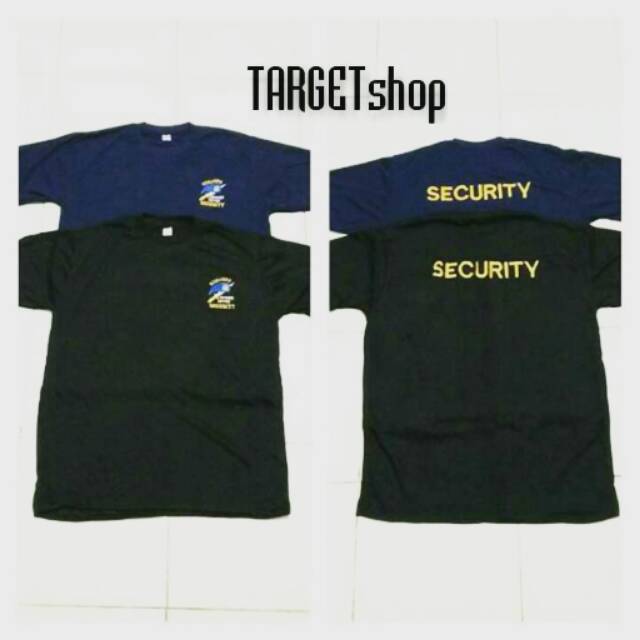 Kaos security lengan pendek