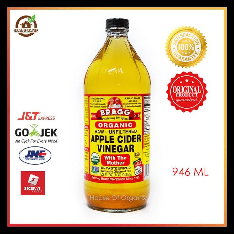 

Promo Bragg Apple Cider Vinegar ( Cuka Apel) 946 Ml