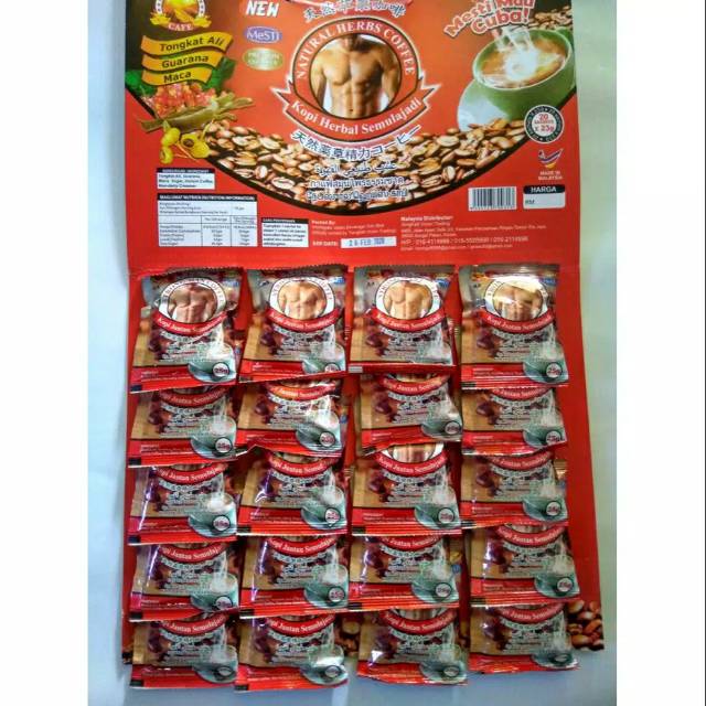 Jual KOPI JANTAN ( Natural Herbs Coffee ) Shopee Indonesia