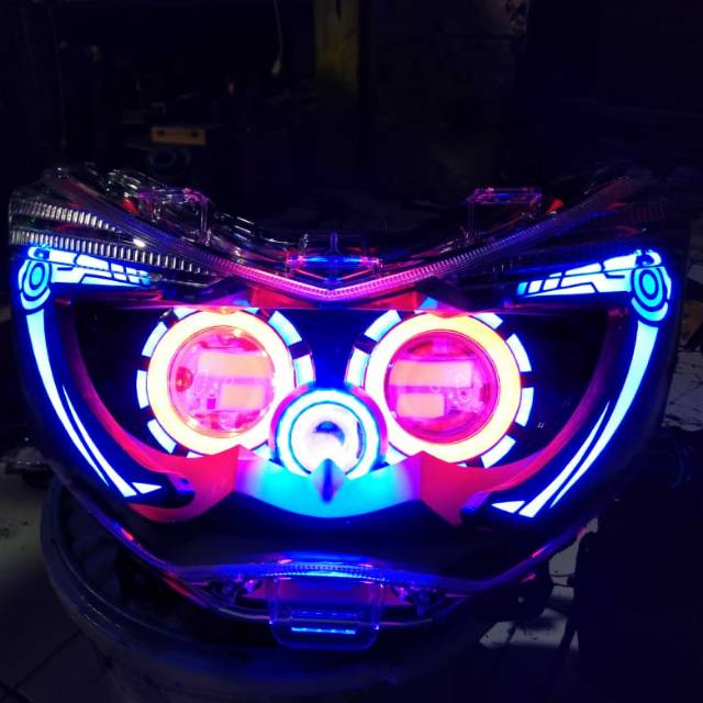 Headlamp nmax isi projie led hi low