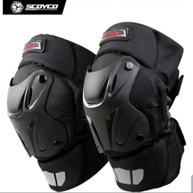 KNEE GUARD PROTEKTOR SCOYCO K15 ORIGINAL. PELINDUNG LUTUT PENDEK SAFETY MOTOCROSS SEPEDA DOWNHILL YZ