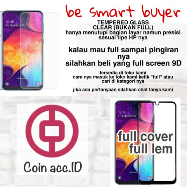 Temper/tempred/tempered glass SAMSUNG A10 A20 A30 A50 A10S A20S A30S A50S  M10 M20 m30s A01 core