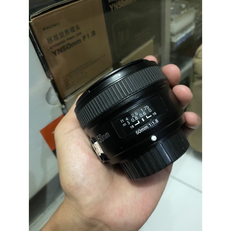 Lensa Fik Youngnuo 50mm f1.8 for Nikon - Lensa bokeh - Lensa Fik Nikon