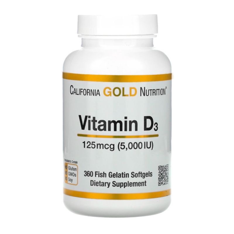 Vitamin D3 5000 IU California Gold