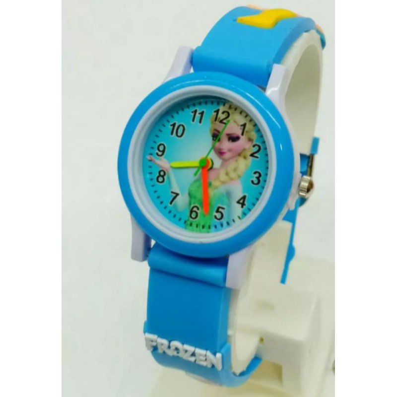 Jam tangan ring karakter frozen jam anak perempuan