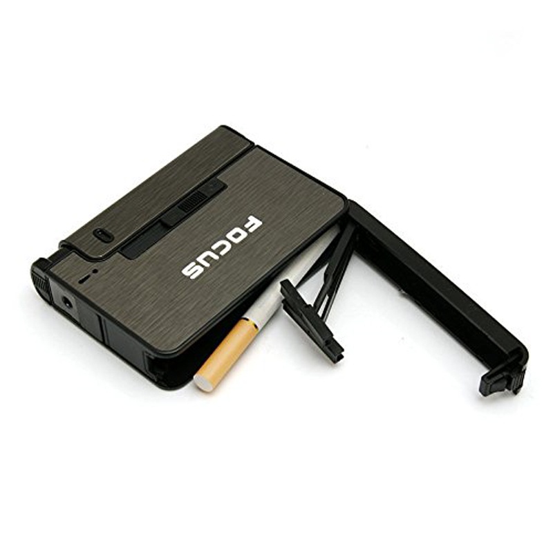 Case Rokok Otomatis Portable Bahan Metal