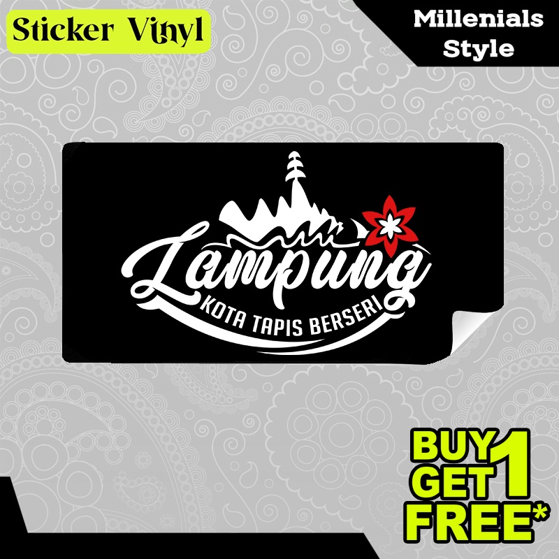 

Stiker Sticker Lampung Kota Keren Pulau Sumatera dengan Ragam Budaya Nusantara Indonesia Aesthetic Bahan Vinyl Satuan Anti Air