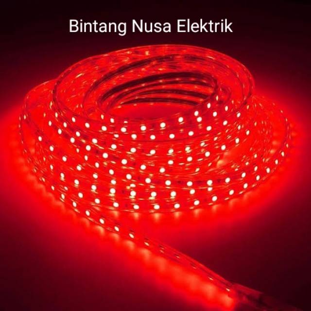 Lampu LED Strip 5050 Merah Per Meter