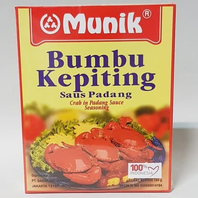 

Munik Bumbu Kepiting Saus Padang 180 gr