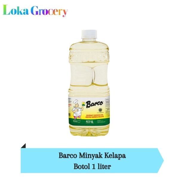 

Barco Minyak Goreng Kelapa Botol 1 Liter exp Juni 20279