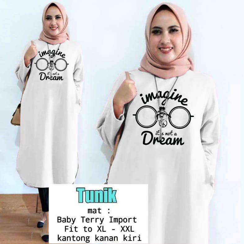 TUNIK IMAGINE / TUNIK MAMACHI / TUNIK POLOS/ TUNIK CEWEK / TUNIK PANJANG / TUNIK MOTE / TUNIK MUSLIM