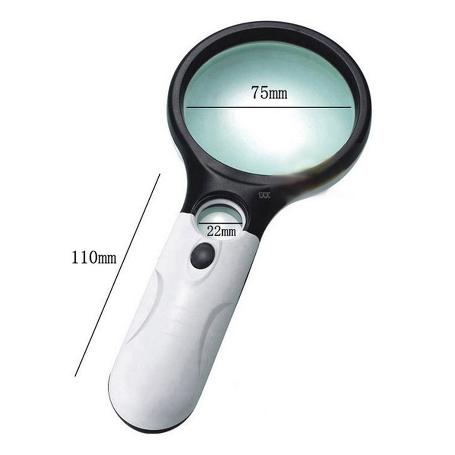 45X LED Handheld Magnifier