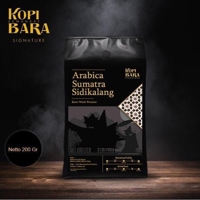 

Kopi Arabica Sumatera Sidikalang 200 gr - Kopi Bara