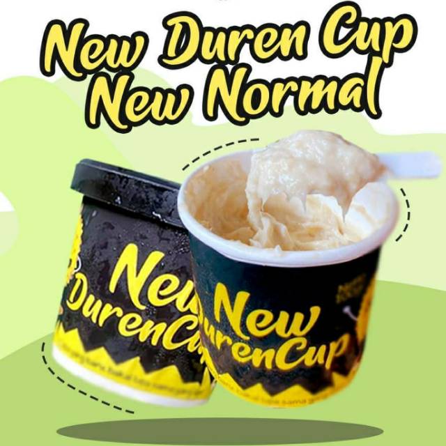 

Durian cup / durcup daging durian