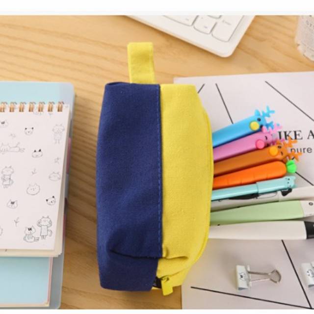 

Tempat Pensil Alat Tulis Dompet Kacamata Serbaguna Colorful Kanvas