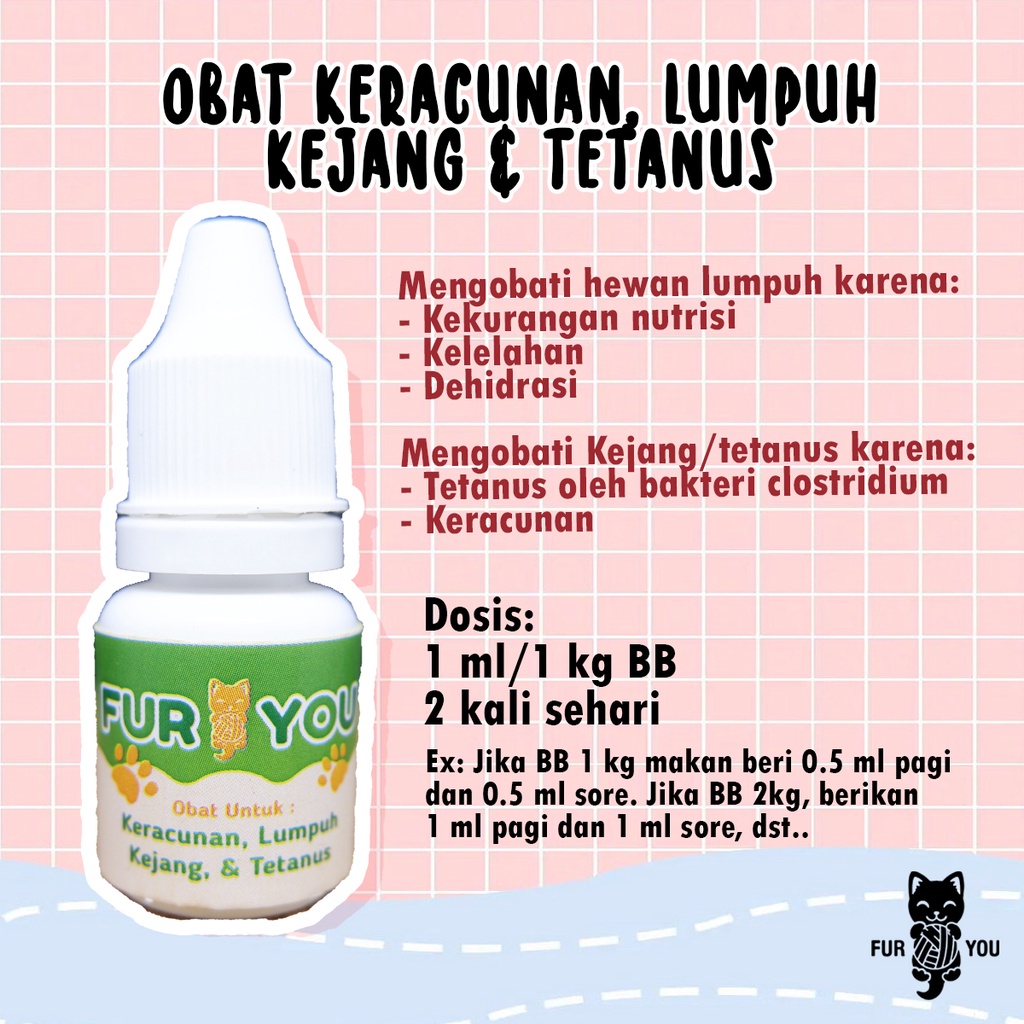 Obat Kucing Keracunan Tetanus Lumpuh dan Kejang