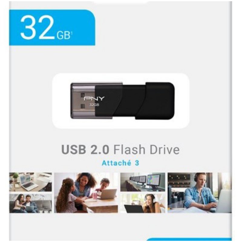 PNY Flashdrive Flashdisk Turbo Attache 3 USB 2.0 32GB