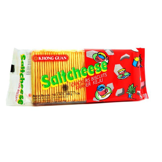 

TERMURAH Khong Guan Saltcheese Crackers 200gr BEST SELLER