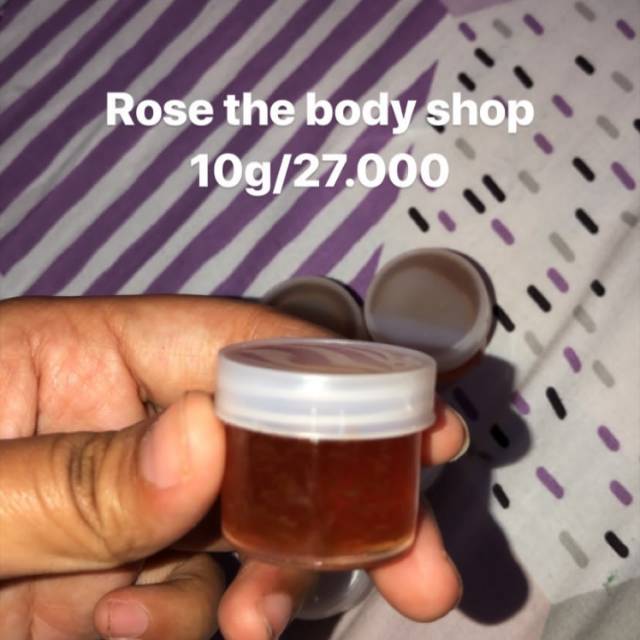 Masker thebody shop rose share in jar 10 gram