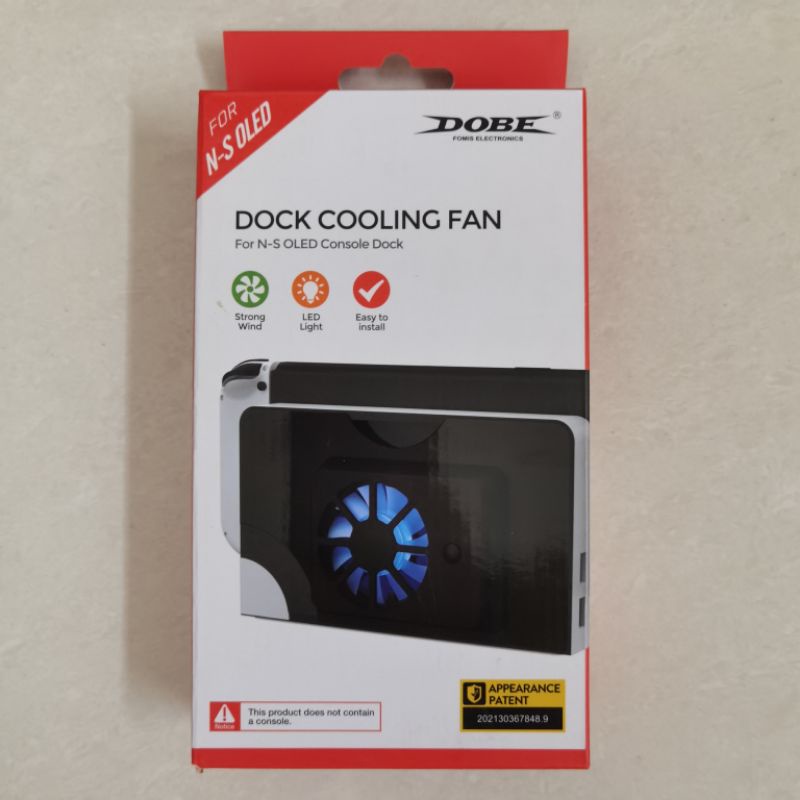 Dobe Dock Cooling Fan Docking Cooler Nintendo Switch OLED Pendingin TNS-1136