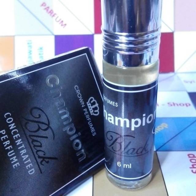 Parfum Champion Black By Ahsan Roll On Non Alkohol 6ml