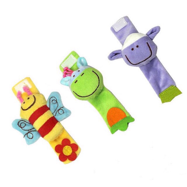 Rattle / Gelang Rattle Bayi / Gelang Kerincing Kaos Kaki Kerincing Boneka Rattle Baby Socks Edukasi-1
