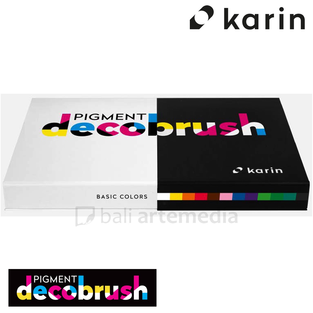 Spidol Mewarnai Alat Menggambar Karin Pigment Decobrush Basic Colors Collection Terlaris Termurah By Bali Artemedia