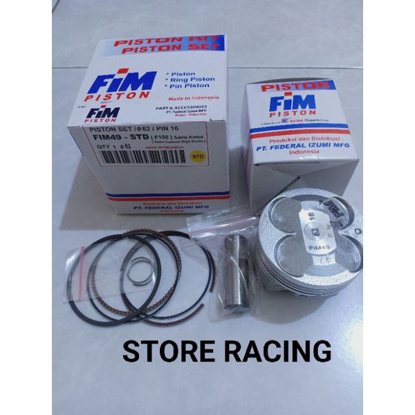 PISTON KIT SATRIA FU FIM49 FIM 49 PIN 16