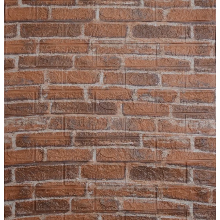 wallpaper 3D Foam / wallfoam dinding 3D Motif bata-bata corak