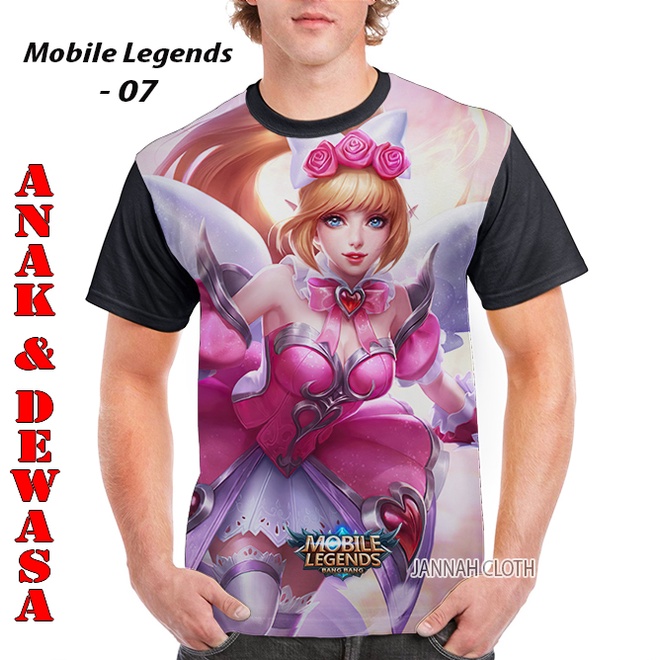 Kaos Game Mobile Legends Miya Sweet Fantasy Event Valentine Kode ML07