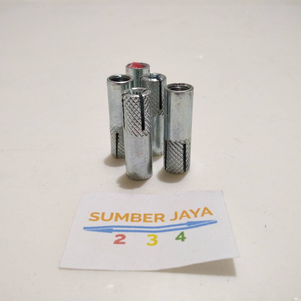 Dynaset M6 / Dinaset 6MM / Drop In Anchor M6x8x25 TERMURAH