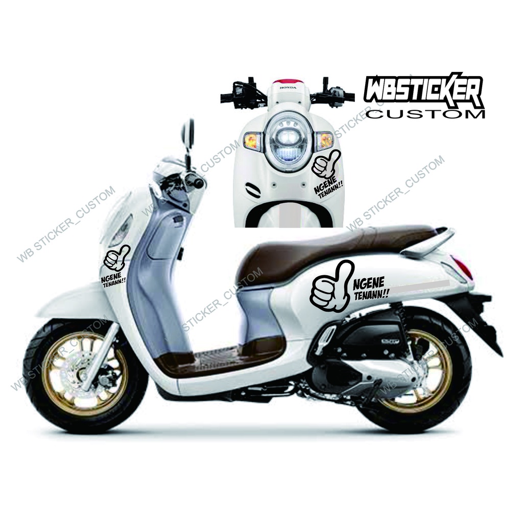 STICKER SCOOPY CUTTING STICKER DECAL STICKER SCOOPY KEREN TERBARU
