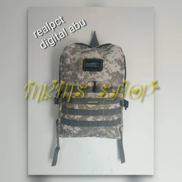 Free raincover dan pacth] tas ransel tactical autdor laptop skolah kerja kantor