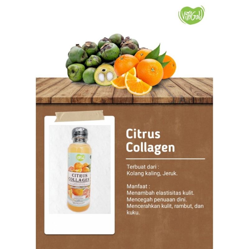 

MINUMAN KESEHATAN _ VITAGOLD CITRUS COLLAGEN 250ML