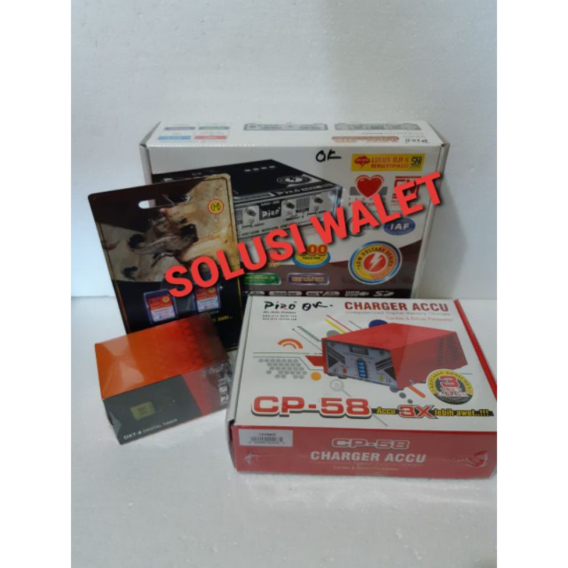 Paket Komplit Ampli Walet MW 88+Suara Panggil+Inap+Timer DXT8+Charger aki CP58