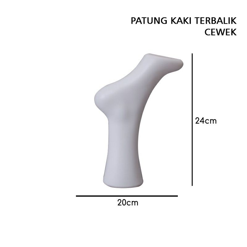 Patung Kaki Terbalik Manekin Kaki Terbalik Display Kaos Kaki Pajangan Kaos Kaki