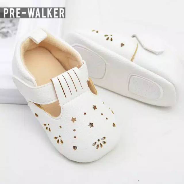  Sepatu  Bayi  Perempuan  Alas Karet  Prewalker Shoes Shopee 