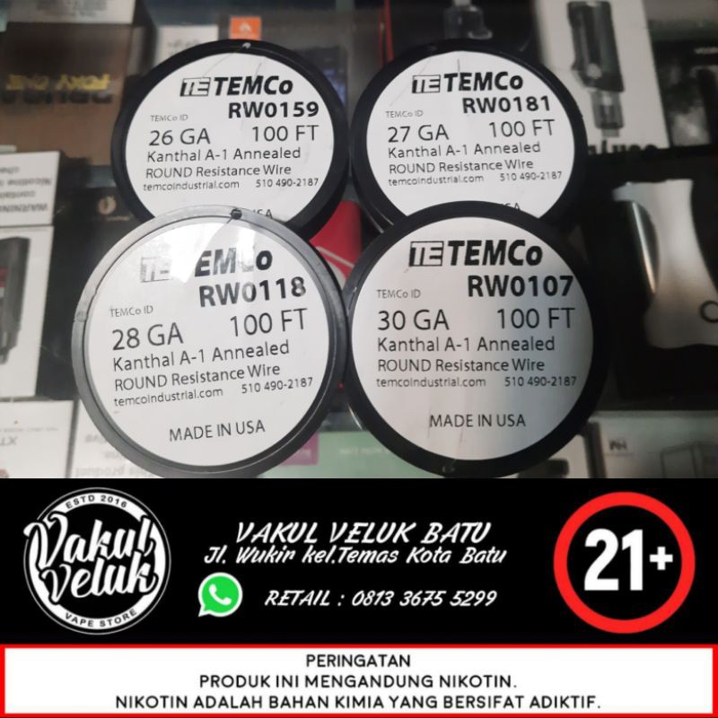 

TEMCO WIRE 26,27,28,30