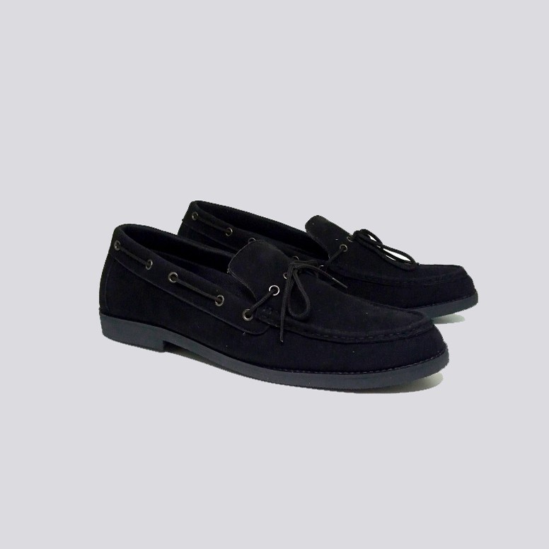 Sepatu Pria Loafers Ukuran Besar Jumbo Gede 44-45-46-47-48 Kulit Hitam Loafer Mokasin Formal - Sepatu Moccasin Pantofel Big Size BRK-X.07