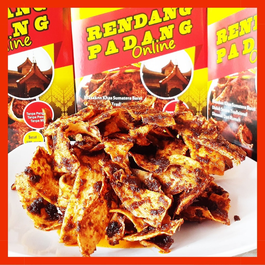 

Kerupuk Ubi Singkong Raut Sambal Khas Rendang Padang Online 1/4 Kg