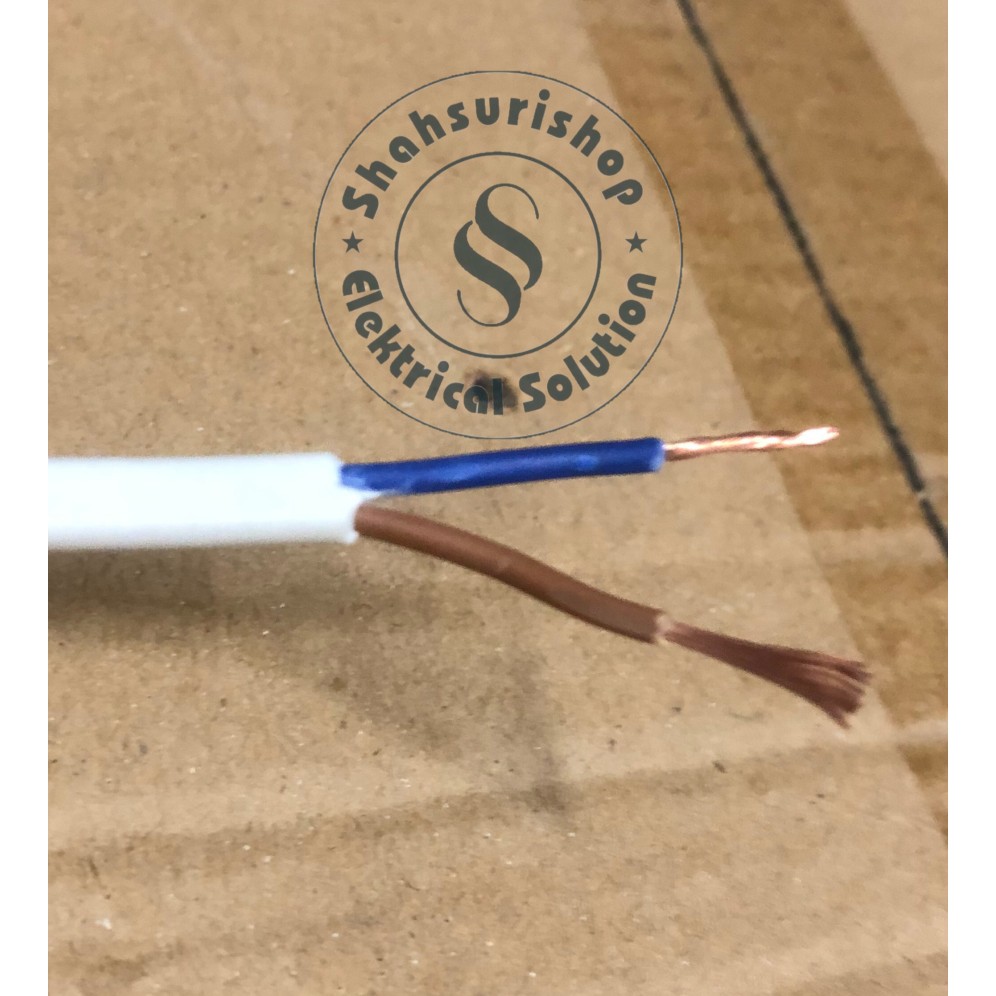 KABEL KLIK IT METERAN 2X0,75 SUCOFINDO ORIGINAL KLIK IT PUTIH