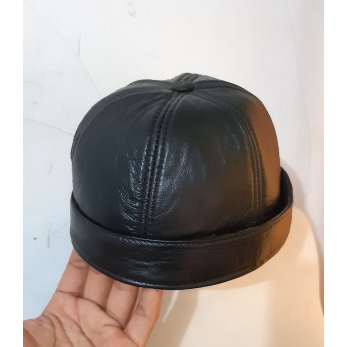 Peci Kulit Asi Garut Model Miki Hat Uas Ukuran Dewasa