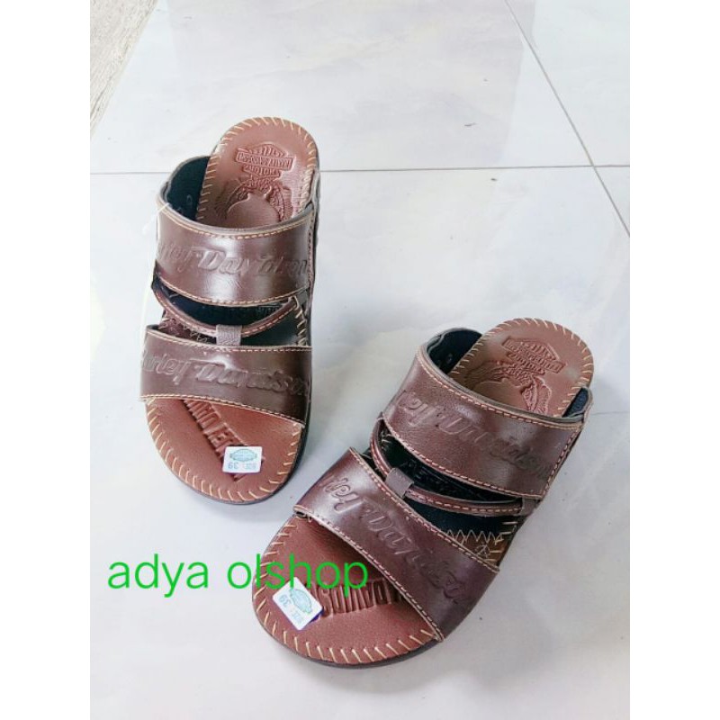 sandal kulit asli ban 2 asli kulit