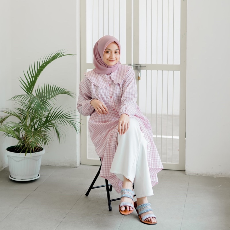 Boho simply grey sandal sandal boho / sandal etnik / sandal bohemian / sandal wanita-6