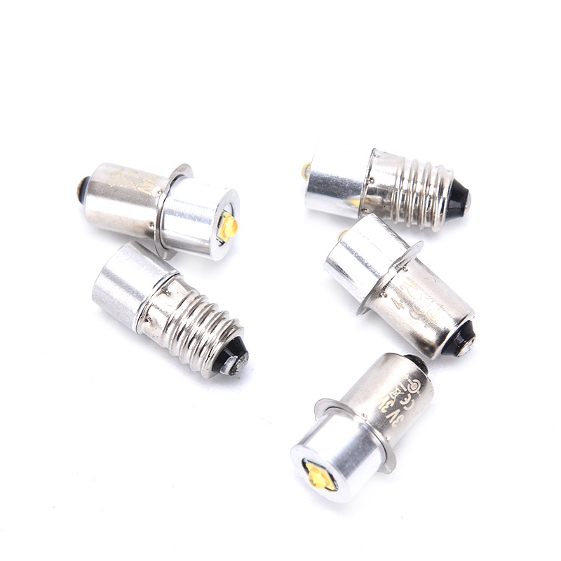 {LUCKID}3W E10 P13.5S LED For Focus Flashlight Replacement Bulb Torch Work Light Lamp