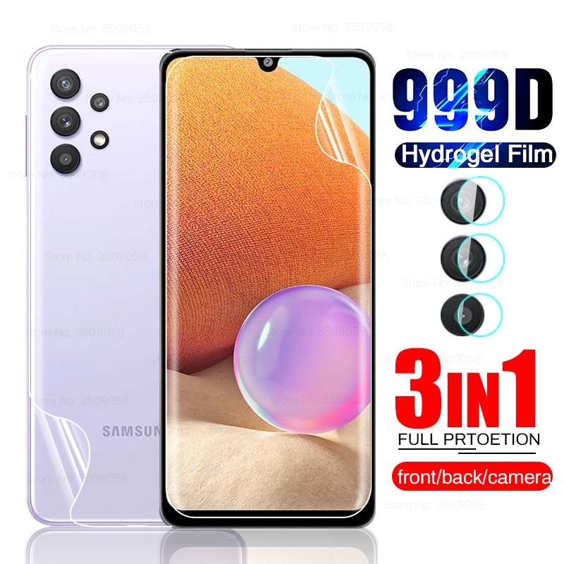 SET Hydrogel screen guard DEPAN BELAKANG CAMERA Samsung A32 A52 A72 A22 A33 A53 A73