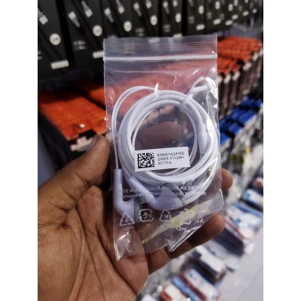 headset Samsung model white