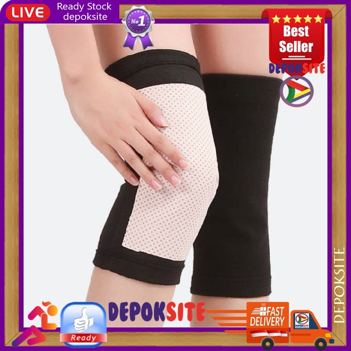 1 Pasang Knee Pad Terapi Lutut Knee Support Deker Lutut Terapi Lutut HOT Tourmaline