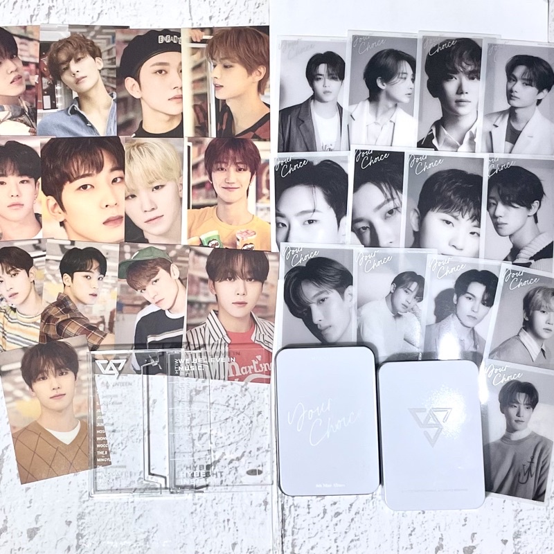 SEVENTEEN Your Choice Hybe Insight Instan PC Photocard Merch Sharing Scoups Jeonghan Joshua Jun Hosh