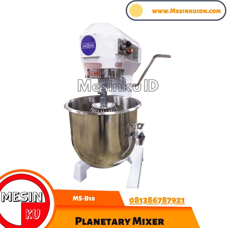 Planetary Mixer Masema B-10 Mesin Pengaduk Adonan Roti 10 Liter Masema B10